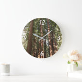 Bis Redwoods II im Muir Woods National Monument Große Wanduhr (Zuhause)