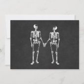 Bis Skeleton Orange Todeshalloweens danke (Rückseite)