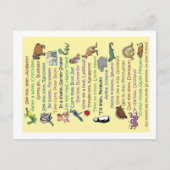 Bis später, Alligator! Postkarte (Vorderseite)