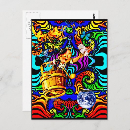 Bis später, Alligator Postkarte (Vorne/Hinten)