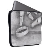 "Bis Tod " Laptopschutzhülle (Vorne Rechts)