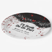 Bis Tod tun Sie uns die Wedding Pappteller (Schrägansicht)