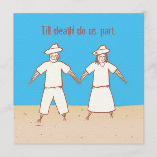 Bis Tod tun Sie uns Teil Einladung