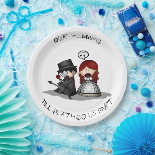 Bis Tod tun Sie uns Teil Pappteller (Party)