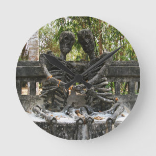 Bis Tod tun uns Teil ... Nong Khai, Thailand Runde Wanduhr