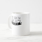 Bis Tod tun wir Teil Hochzeit Vows Classic Kaffeetasse (Vorderseite Links)