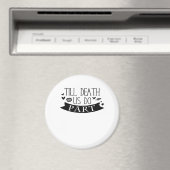 Bis Tod tun wir Teil Hochzeit Vows Classic Magnet (In Situ (Geschirrspüler))