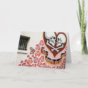 Bis TodesValentinsgruß-Karte Feiertagskarte