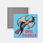 Bis Valhalla Battle Ax 059 #USAPatriotGraphics Magnet (Vorderseite/Rückseite)