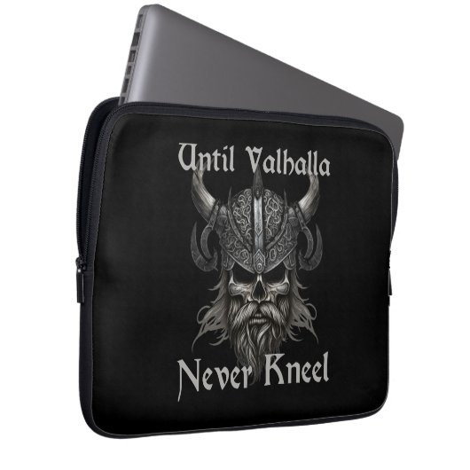 Bis Valhalla niemals Kneel Laptopschutzhülle (Vorne Rechts)