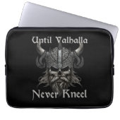 Bis Valhalla niemals Kneel Laptopschutzhülle (Vorderseite)