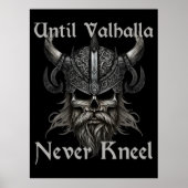 Bis Valhalla niemals Kneel Poster (Vorne)