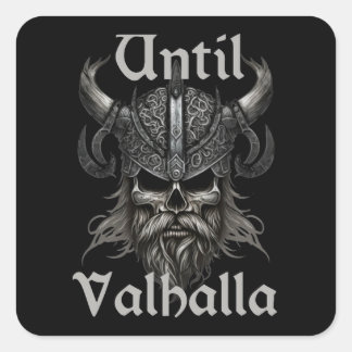 Bis Valhalla Quadratischer Aufkleber