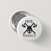 Bis Valhalla - Viking Ax Button (Vorne & Hinten)