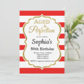 bis Vollendung Geburtstagseinladung Einladung (Stehend Vorderseite)