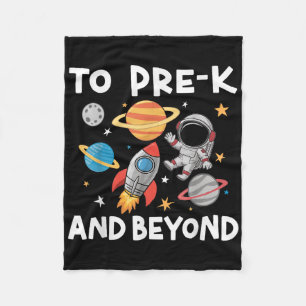 bis vor und nach Astronauten zurück in die Schule Fleecedecke