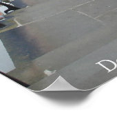 Bis Whitby Bay, North Yorkshire, England Poster (Ecke)