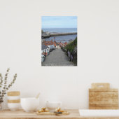 Bis Whitby Bay, North Yorkshire, England Poster (Küche)
