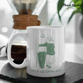 Bis wir alt werden Valentine Moderne Minimalistisc Jumbo-Tasse