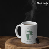 Bis wir alt werden Valentine Moderne Minimalistisc Jumbo-Tasse