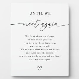 Bis wir uns wieder treffen fotoplatte