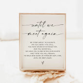 Bis wir uns wieder treffen, in liebevollem Gedächt Poster