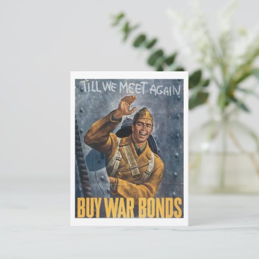 Bis wir uns wieder treffen postkarte (Stehend Vorderseite)