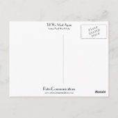 Bis wir uns wieder treffen postkarte (Rückseite)