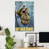 Bis wir uns wieder treffen - WW2 Poster (Heimbüro)