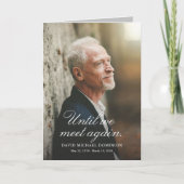 Bis wir wieder das Foto-Memorial-Programm treffen Programm (Vorderseite)