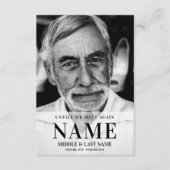 Bis wir wieder ein modernes mutiges Foto-Memorial  Begleitkarte (Vorderseite)