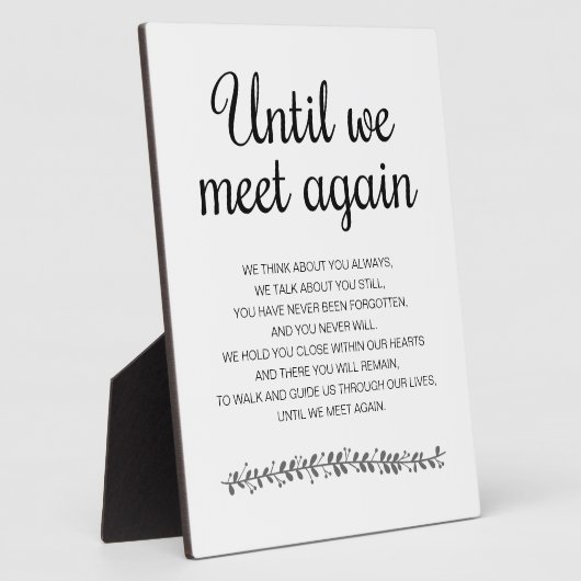 Bis wir wieder eine moderne Gedenkstätte für Hochz Fotoplatte (Seite)