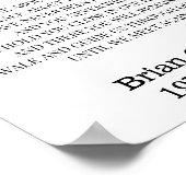 Bis wir wieder elegantes Beerdigungsgedicht mit Na Poster (Ecke)