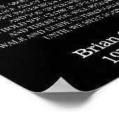 Bis wir wieder elegantes Beerdigungsgedicht mit Na Poster (Ecke)