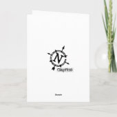 Bis wir wieder… Grußkarte treffen Karte (Rückseite)