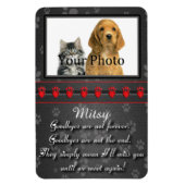 Bis wir wieder Memorial für Katze oder Hund treffe Magnet (Vertikal)