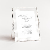 Bis wir wieder sehen Gedenktafel der Hochzeit Poster