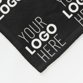 Bis zu 12 verschiedene Logos oder hochgeladene Bil Fleecedecke (Ecke)