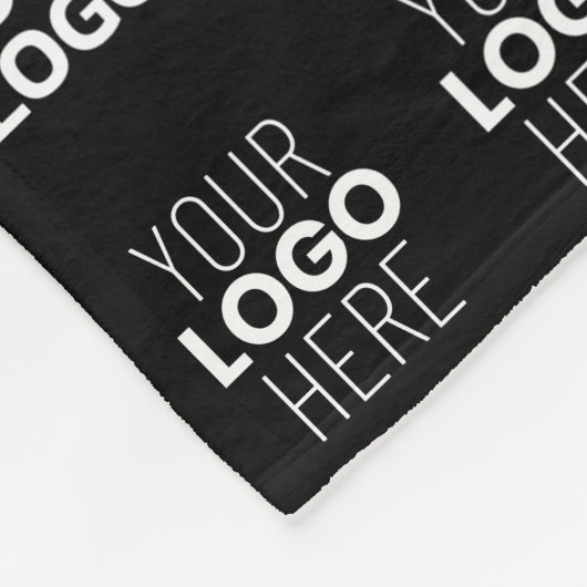 Bis zu 12 verschiedene Logos oder hochgeladene Bil Fleecedecke (Ecke)