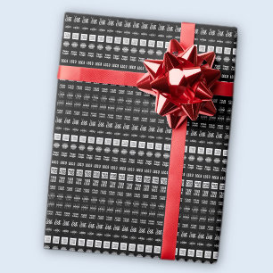 Bis zu 12 verschiedene Logos oder hochgeladene Bil Geschenkpapier