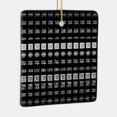 Bis zu 12 verschiedene Logos oder hochgeladene Bil Keramikornament (Rechts)