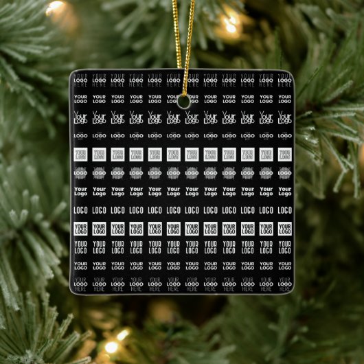 Bis zu 12 verschiedene Logos oder hochgeladene Bil Keramikornament (Baum)