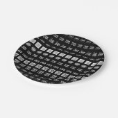 Bis zu 12 verschiedene Logos oder hochgeladene Bil Pappteller (Schrägansicht)