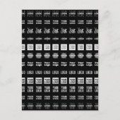 Bis zu 12 verschiedene Logos oder hochgeladene Bil Postkarte (Vorderseite)