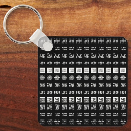 Bis zu 12 verschiedene Logos oder hochgeladene Bil Schlüsselanhänger (Vorderseite)
