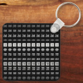 Bis zu 12 verschiedene Logos oder hochgeladene Bil Schlüsselanhänger (Rückseite)