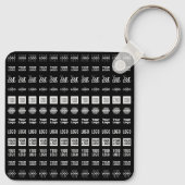 Bis zu 12 verschiedene Logos oder hochgeladene Bil Schlüsselanhänger (Rückseite)