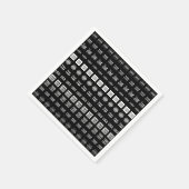 Bis zu 12 verschiedene Logos oder hochgeladene Bil Serviette (Ecke)