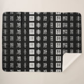 Bis zu 12 verschiedene Logos oder hochgeladene Bil Sherpadecke (Vorderseite (Horizontal))