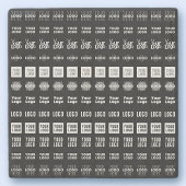 Bis zu 12 verschiedene Logos oder hochgeladene Bil Steinuntersetzer